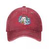 Vintage Cute Axolotl RaUnisex Baseball Cap Unisex Style Distressed Washed Snapback Hat Animal Outdoor Running Golf Gift Hats Cap