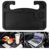 JUSTTOP Car Steering Wheel Desk for Laptop,Multipurpose Travel Car Accessories, Car Seat Stand Trays for Eating, Steering Wheel Under Table
