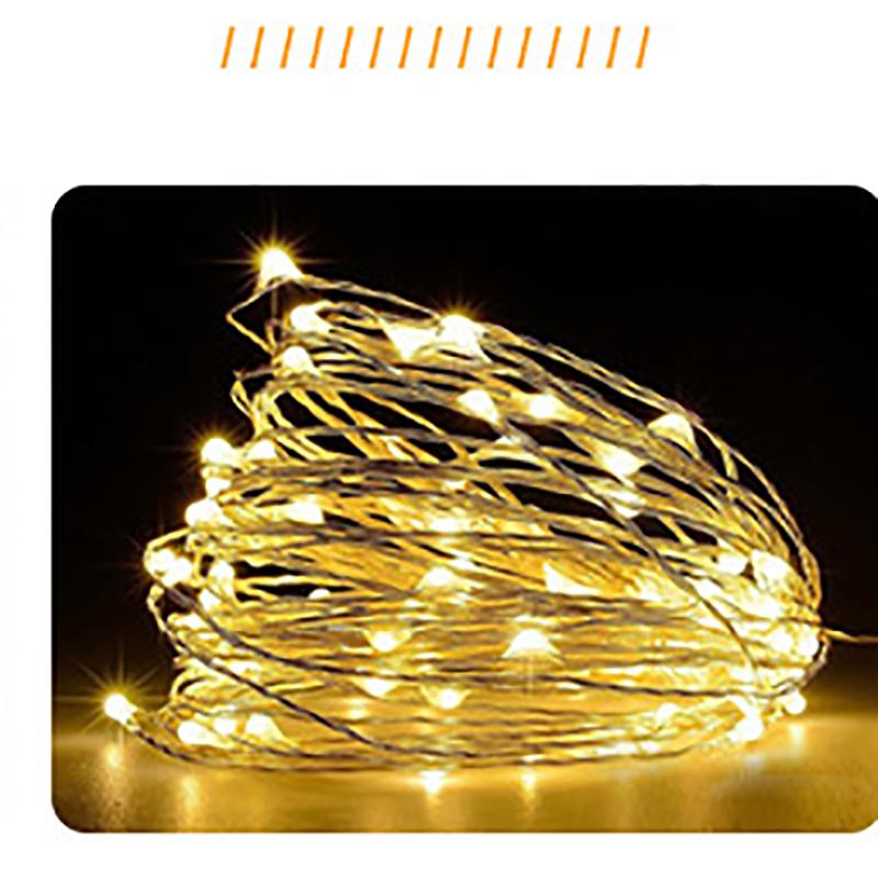 8 moduri șir de lumini solare 10-30m 100-300LED, ghirlande de exterior impermeabile, lampă cu energie solară de Crăciun pentru decorarea grădinii