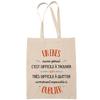 Tote Bag - PLANETEE - An Equally Brilliant Emmanuel - Fairtrade Cotton - Printed In France - Large Reusable