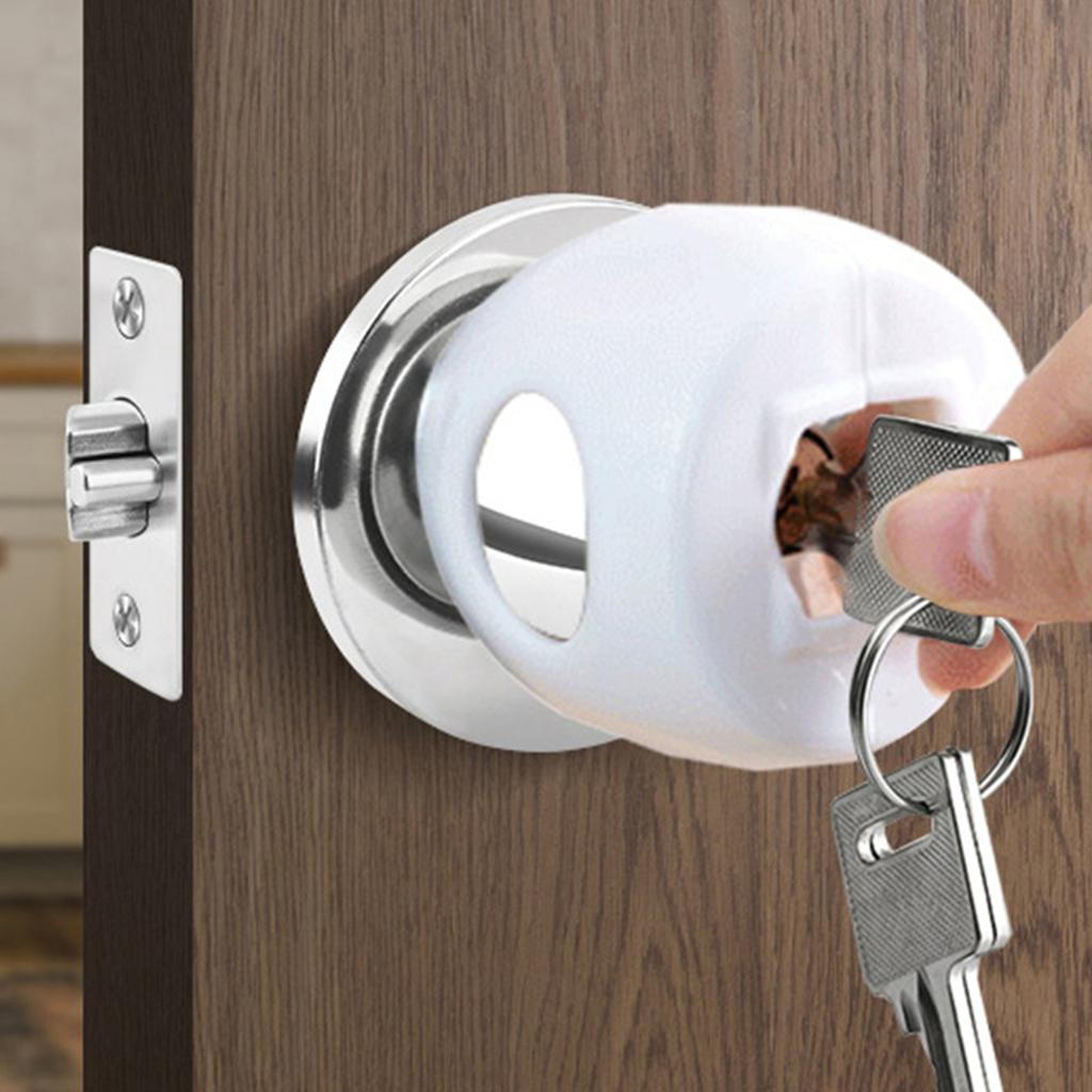 Baby Safety Door Knob Protective Cover Child Proof Designing Prevent Accidental Opening Enhancing Home Security