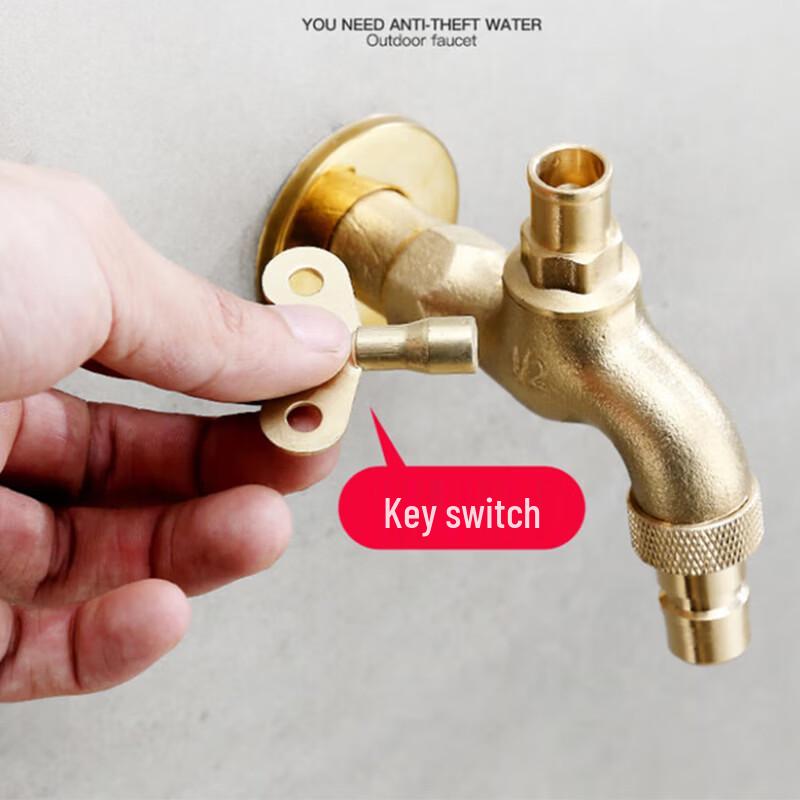 Jinghong Brass Faucet with Lock