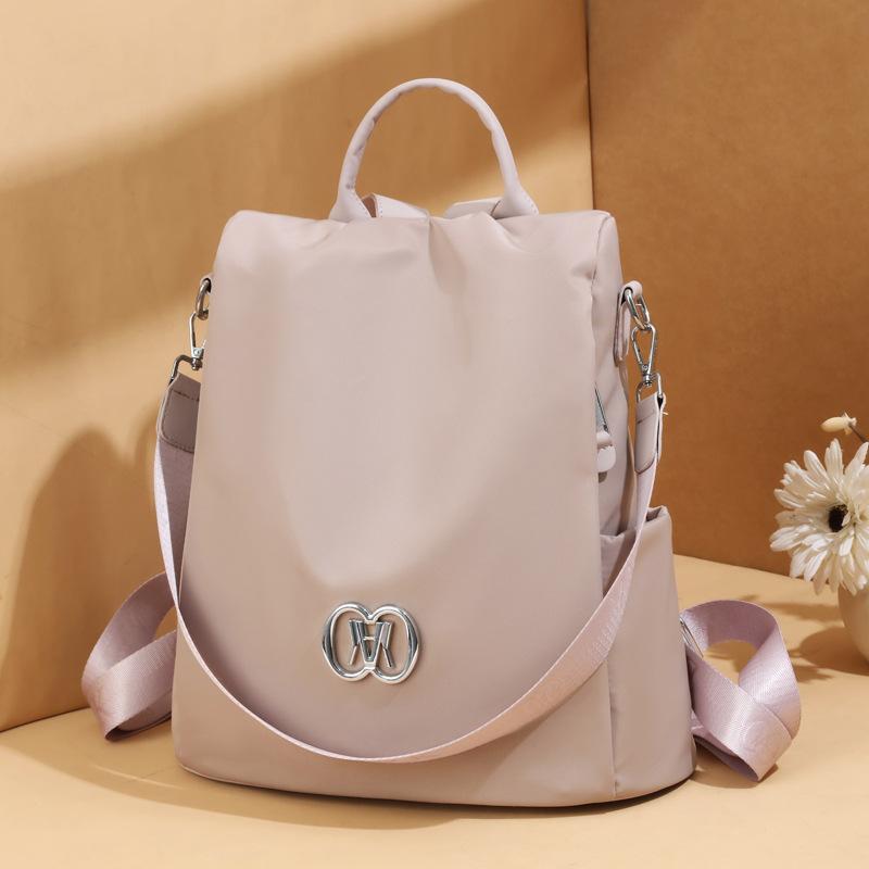 2025 new fashion backpack women's bag simple college style school bag anti-theft backpack