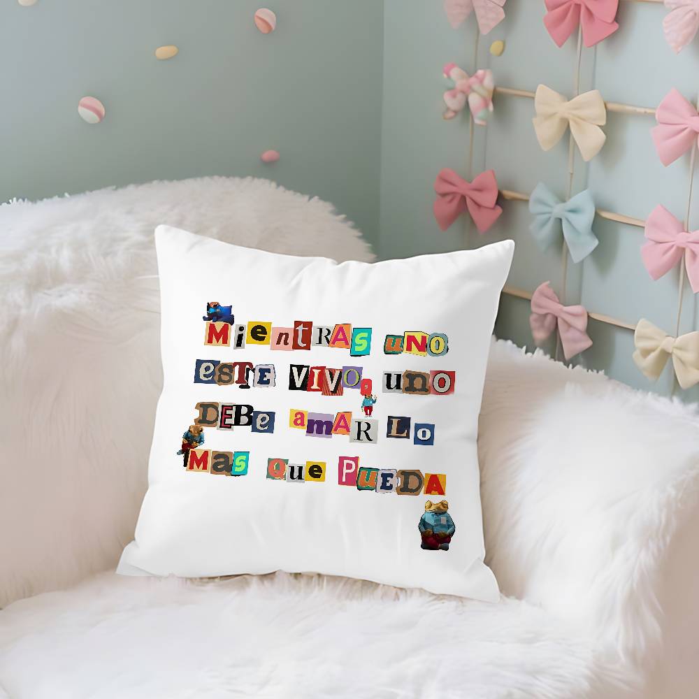 Venezuelas-Aesthetics-Art Pillow Case Cushion Cover Soft Cute Throw Pillow Case For Car Sofa Pillowcase Polyester With Zipper