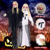 Scary Skeleton with Sound Effect Voice Activated Skeleton With Light up LED Eye For Indoor and Outdoor Decoration