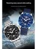 OFNS Men's Quartz Waterproof Calendar Watch with Rotatable Outer Bezel & Luminous Display, Model 1625