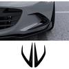 Compatible for Mazda MX-5 Miata ND 2016 2017 2018 2019 2020 2021-2024 Car Front Bumper Spoiler Fog Lamp Cover Air Knife Splitter Body Kit(Carbon