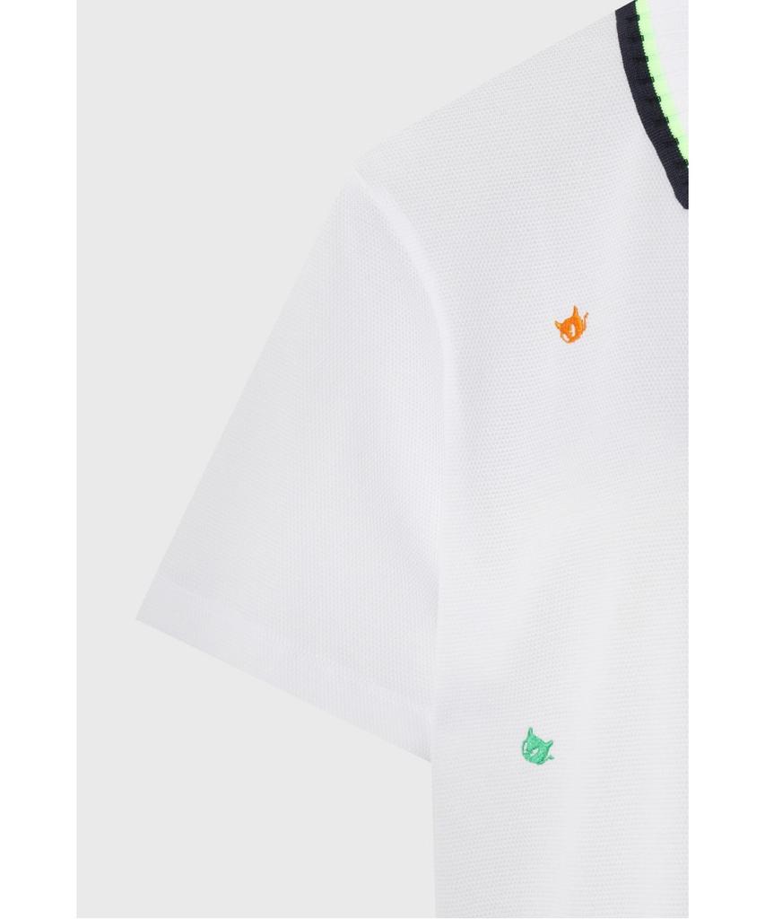 WAAC Women Knit Collar Loose-Fit Polo Wwtcm26500Whx