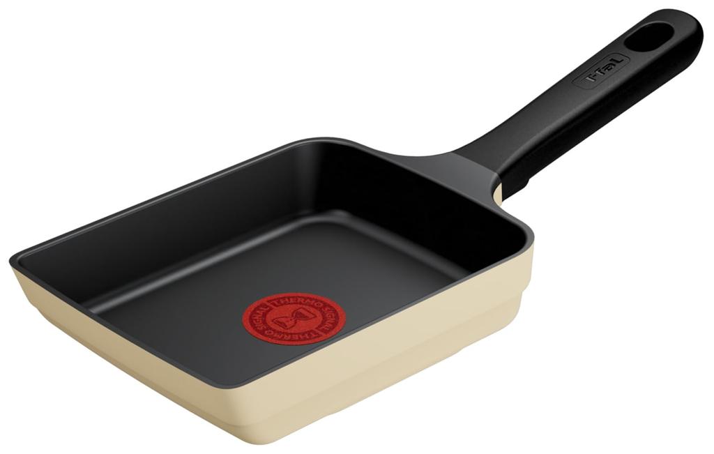 Tefal Egg Roaster 14 X 18cm Compatible with IH Gas Free of Harmful Substances Such As and Titanium Excellence Vanilla Beige Egg Beige G61618 [Online