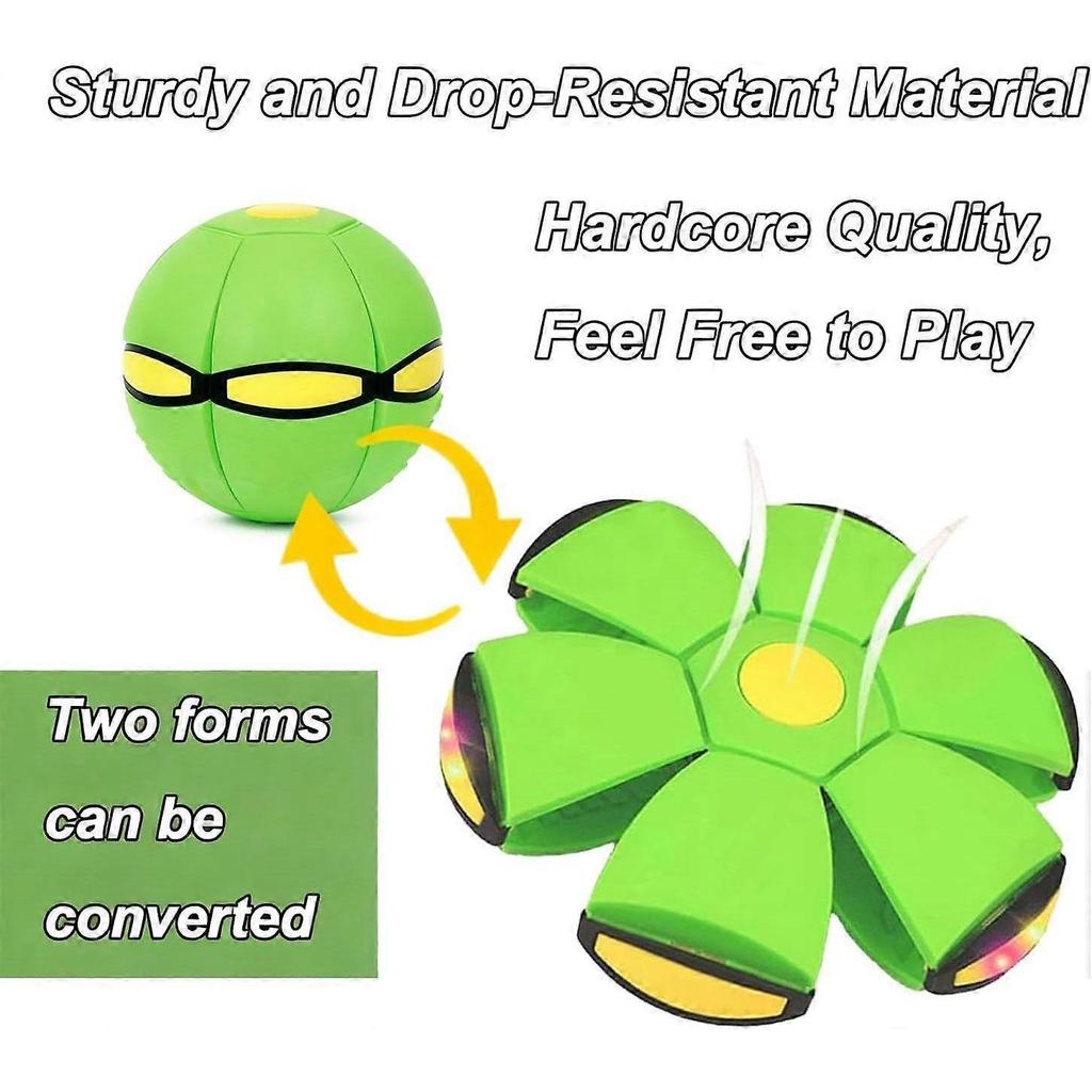 Fantastic Magic Ball, Magic Meta Ball, Magics Bouncing Balls, Dual Form Freely Switchable, Magics Bouncing Balls with 6 Light, Parent-Child Interactiv