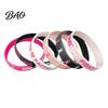 Encouragement Bracelet for Women Health 6 Pcs Breast Cancer Awareness Bracelets Women, Pink Ribbon Silicone Wristbands Wristbands, Hope Faith Strength