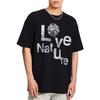 Li Ning T Shirts Unisex Black Crew Neck Moderate Straight Fit AHSS079-4