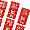 6 Pieces Chinese Year Red Envelopes Money Envelope Dragon Hongbao Hong Bao for Spring
