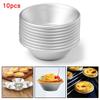 Cookie Egg Tart Moulds Pudding 10 Pcs Egg Tart Hot Baking Tools Cupcake