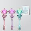 Transparent Crystal Butterfly Magic Wand Toys with Light Music Girls Play House Birthday Gift Cute Princess Luminous Magic Wand