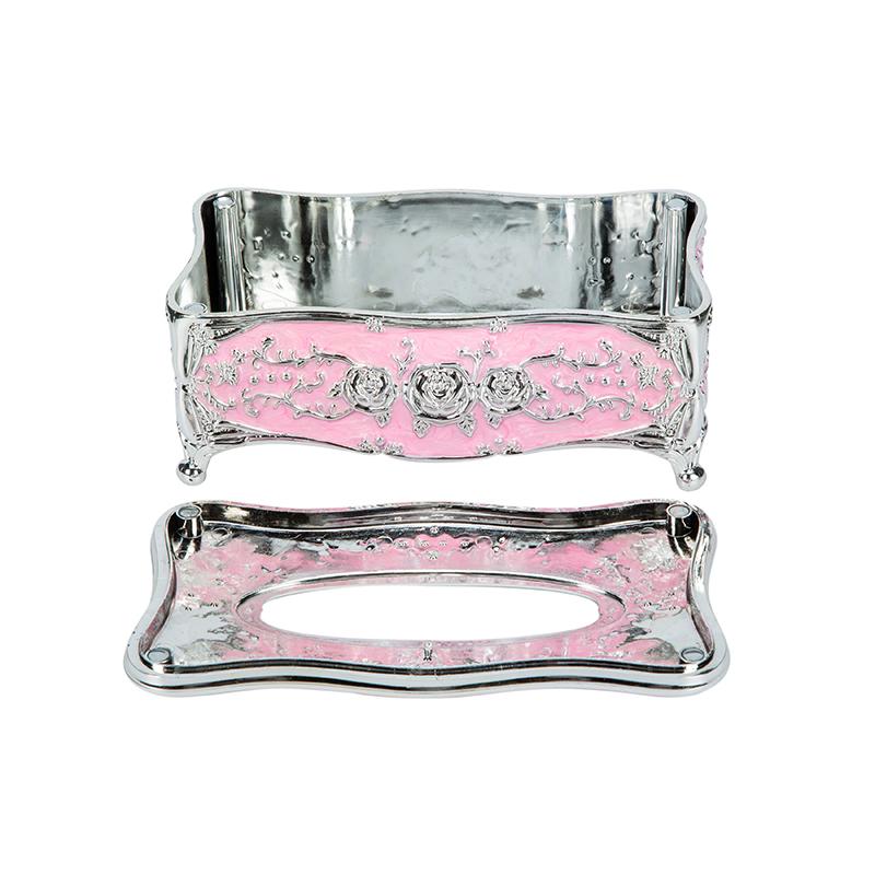 Elegant Tissue Box Cover Chic Napkins Case Holder Hotel Home Desktop Organizer