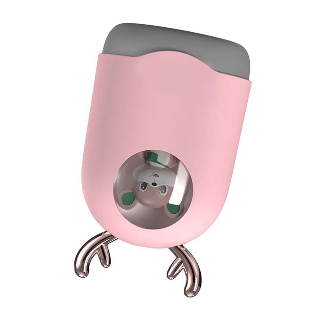 Mini Humidifier Portable USB Wired Quiet Moisturizing for Desk Bedroom Office Cute Animal Shape