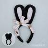 Japanese cute plush rabbit hair accessories lolita girl comic show headgear yk bow simulation rabbit ear headband