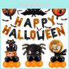 Spooky Halloween Decorations Aluminum Spider Foil Balloon For Party Supplies