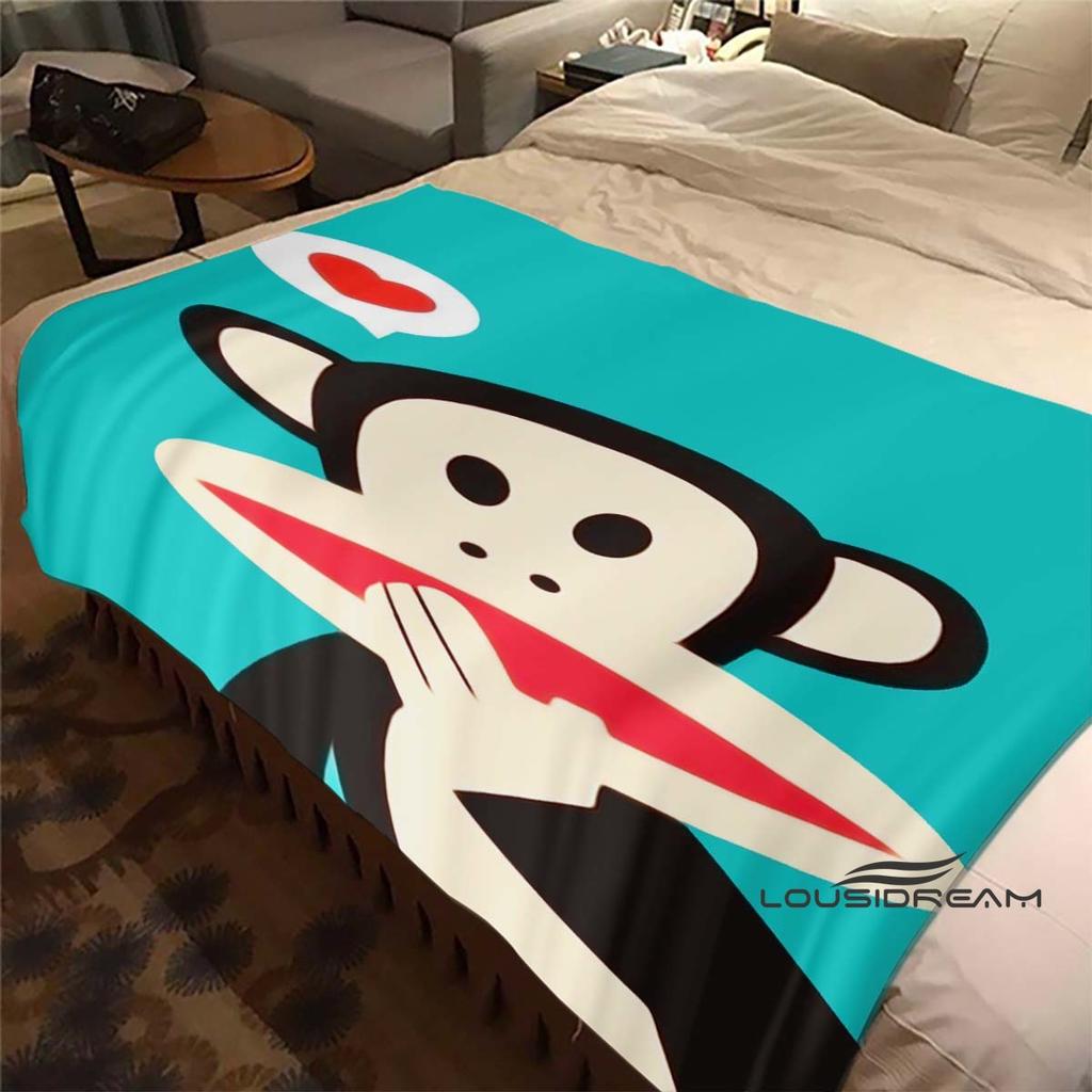 Customizable Cartoon Cute 3D Printing P-PaulF- Frank Flannel Blanket Sofa Home Warm Soft Blanket Four Seasons Portable Gift Blan