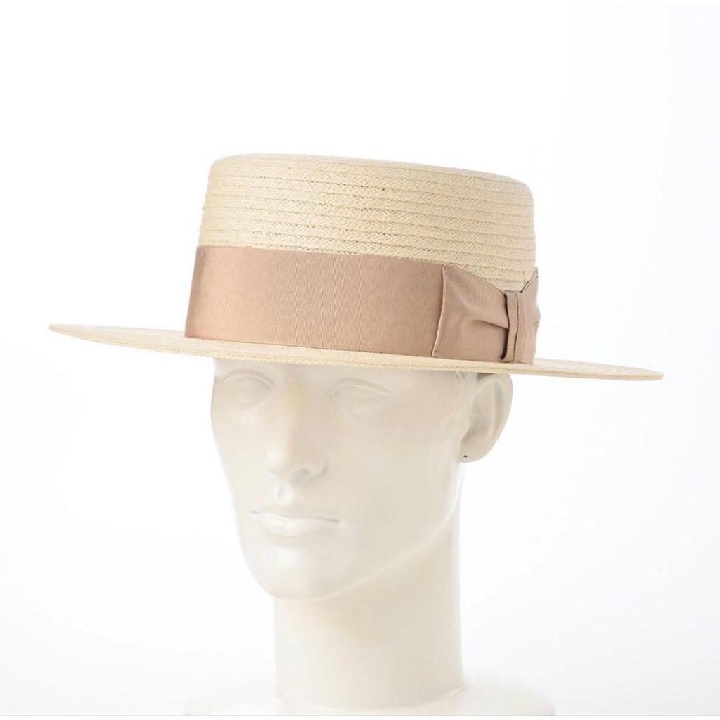 Used Stetson Stetson boater hat straw hat