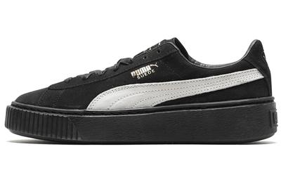 Suede Skate Shoes 'Black White' Women's 364718-03