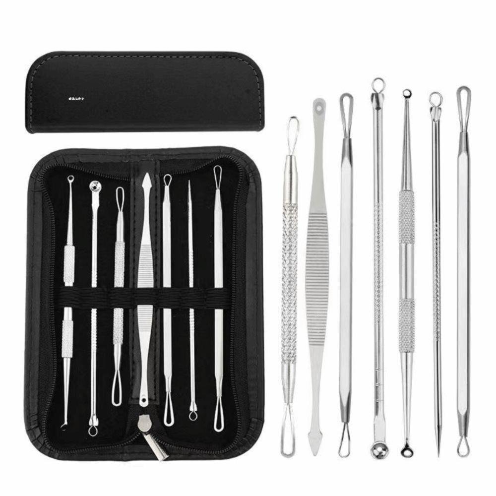 Black Spots Needles Blackhead Remover Tool Silver Comedone Extractor Beauty Treatment