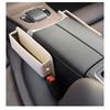 Car interior accessories seat gap organizer box storage bag leak-proof universal leather auto console side pocket crevice