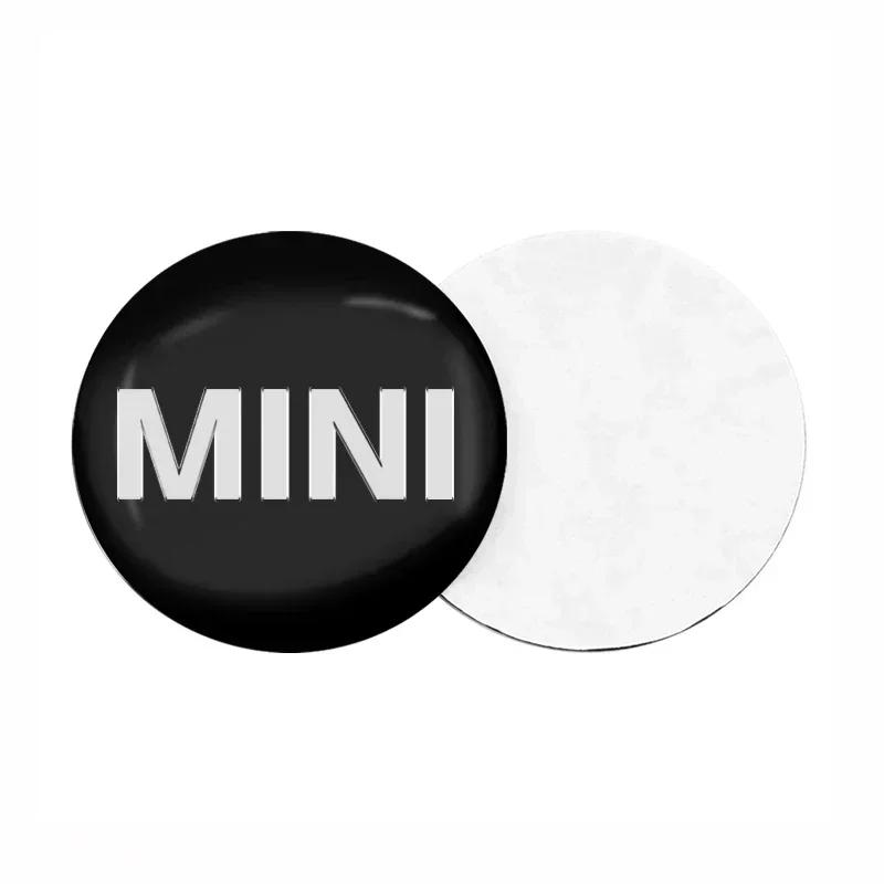 2025 Hot For BMW MINI 4Pcs 56mm Wheel Center Hub Cap Badge Wheel Sticker Decoration For MINI Cooper One S Clubman R50 R53 R56 R6