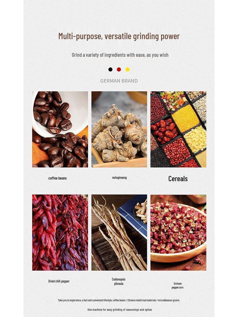 Ultra-Fine Multi-Functional Grain & Chili Grinding Machine - Free Shipping