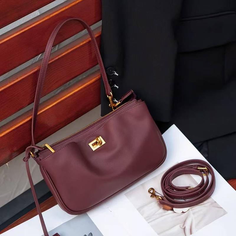 

Сумка под мышкой в американском стиле из кожи высшего качества для женщин, Маленькая квадратная сумка с прострочкой «локстич» из кожи высокого класса, Маленькая сумка через плечо на одном плече