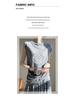 Off-Shoulder Merino Wool Slim-Fit Knitted T-Shirt for Women – Short-Sleeve & Versatile Top
