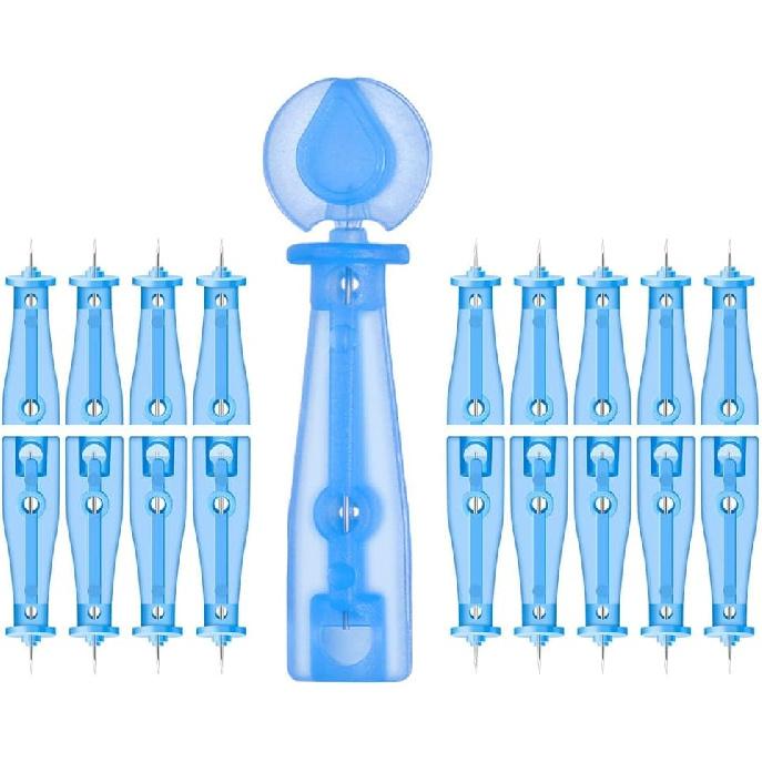 Professional 50pcs Disposable Blackhead and Blemish Remover Tools for Acne, Whitehead, Comedone Removal - Pimple Popper Set for Salon and Home Use