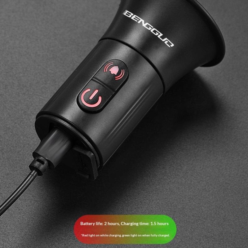 1Piece Bicycle Electronic Horn Loud Warning Sound Waterproof Suitable For Road And Mountain Bike