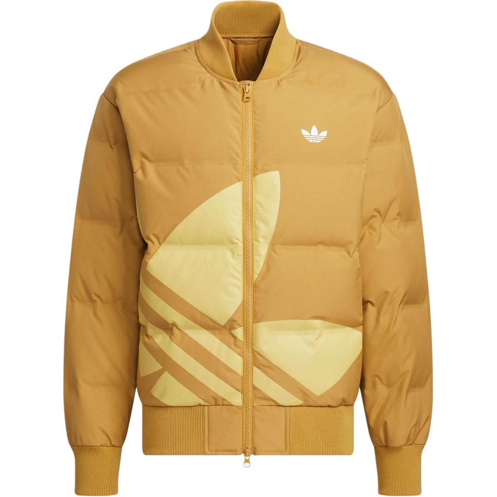Adidas Originals Chillax Lwd Comfortable Casual Warm Versatile Down Jacket Unisex Outerwear Light-Brown JL8411