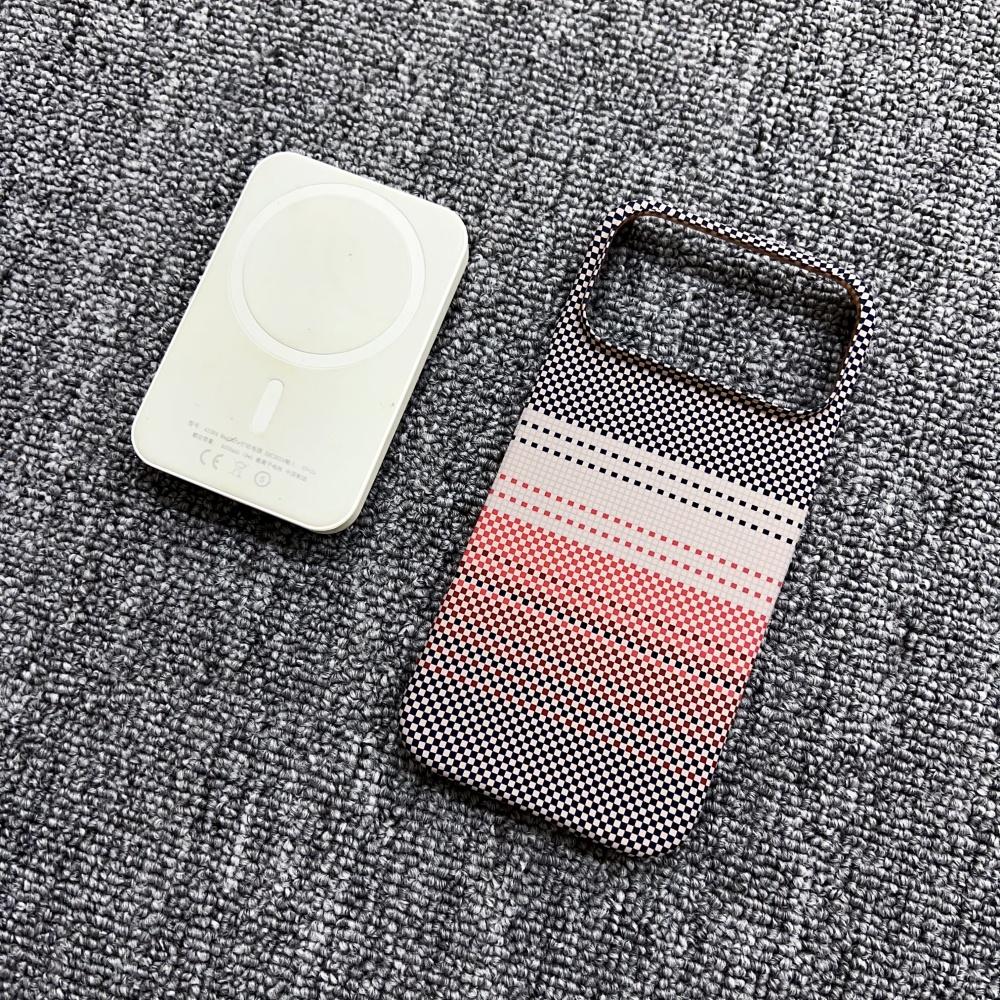 

Ультратонкий Прочный Магнитный Чехол из Углеродного Волокна для iPhone 17 Air 16 15 14 13 12 Pro Max Plus Бесшовный Тонкий для Magsafe PC Чехол iPhone17