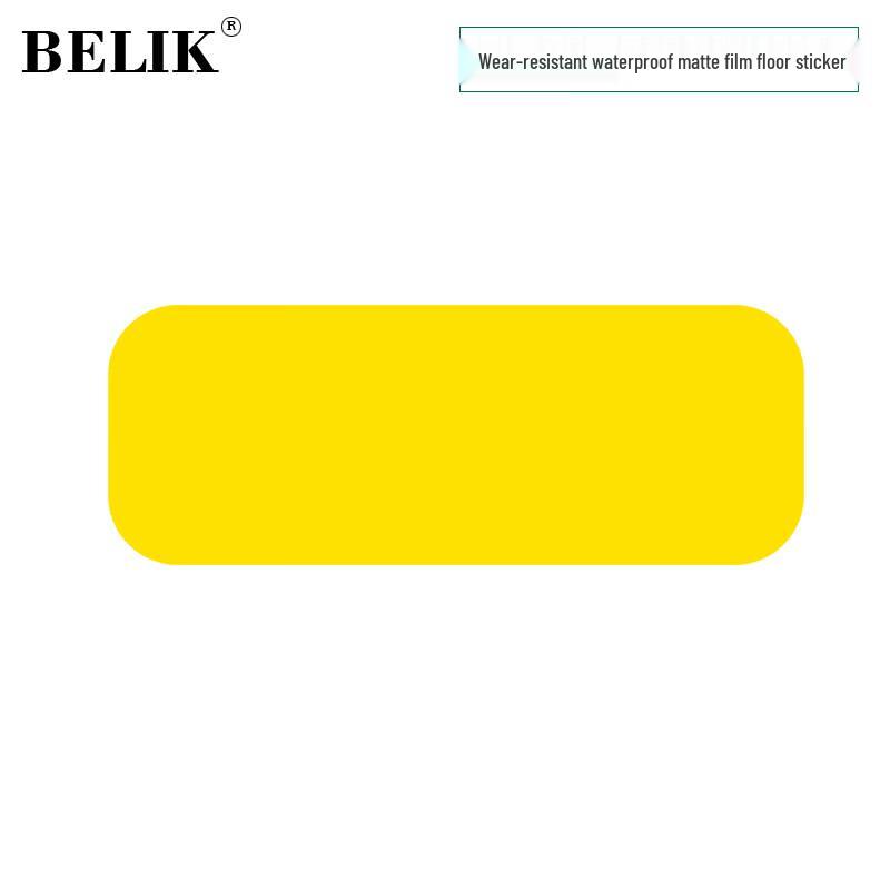 BELIK Industrial Positioning Floor Stickers 15x5.5 CM