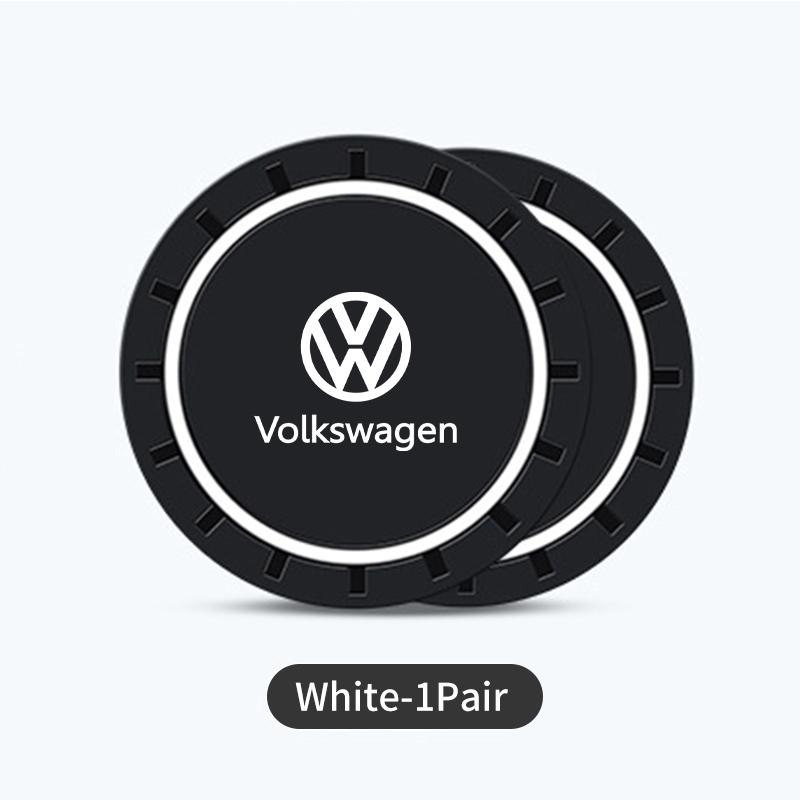 Valve Stems Caps Car Cup Anti Slip Pad With Logo Waterproof Protection Pad For Volkswagen VW Golf 4 5 6 7 Polo Jetta Sagitar Mag PX7