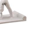 Yoga Pose Decoration 3D Printed Figurine, Universal Mobile Phone Holder Stand, Desktop Ornament for Home Office PLA