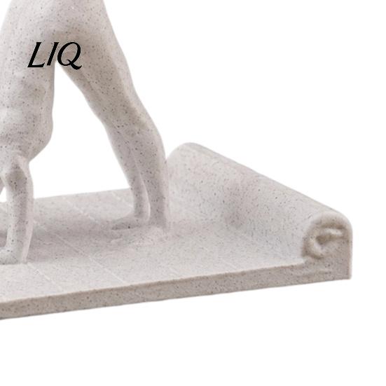 Yoga Pose Decoration 3D Printed Figurine, Universal Mobile Phone Holder Stand, Desktop Ornament for Home Office PLA
