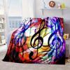 Music Notes Harmony Blanket Flannel Blanket Throw Blanket Sofa Cover Blanket Soft Premium Blanket Picnic Blanket Tv Blanket Gifts