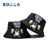 Bocca Cartoon Penguin Beer Bucket Hat Printing Pattern FisherUnisex Hats Location Design Panama Cap Caps For Unisex Women Outdoor Sun