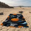 1pc Basketball Theme Beach Towel, Perfect for Enjoying Water Fun