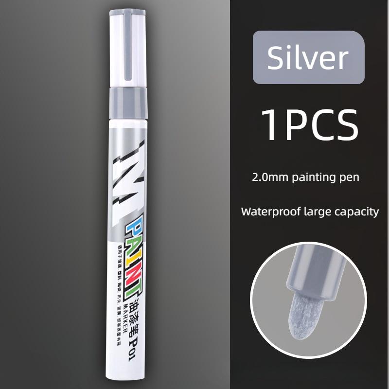 Waterproof Non-Fading White Black Red Paint Pen Graffiti Touch up Tire Marking Quick-Drying Marker for Auto Body Repair
