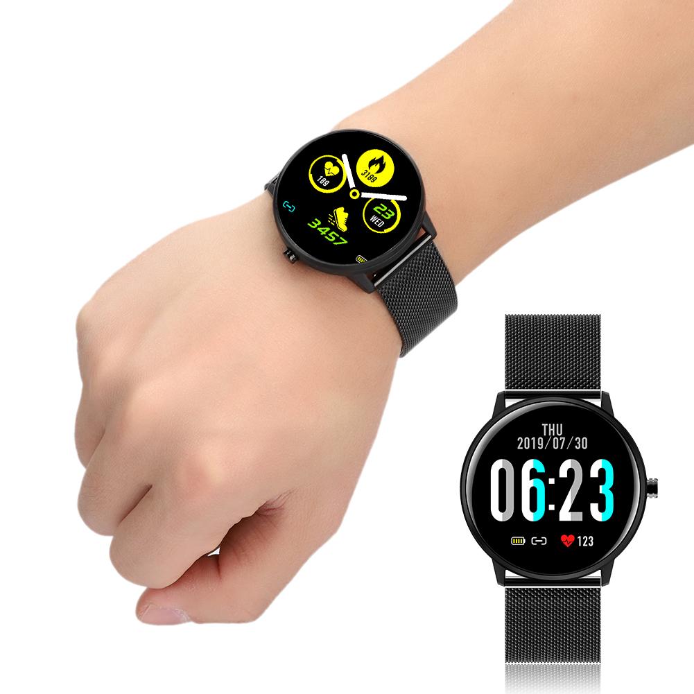 MX6 Toque de Tela Cheia Monitoramento de Frequência Cardíaca Pressão Arterial Bloco de Clima IP68 À Prova d'Água Inteligente