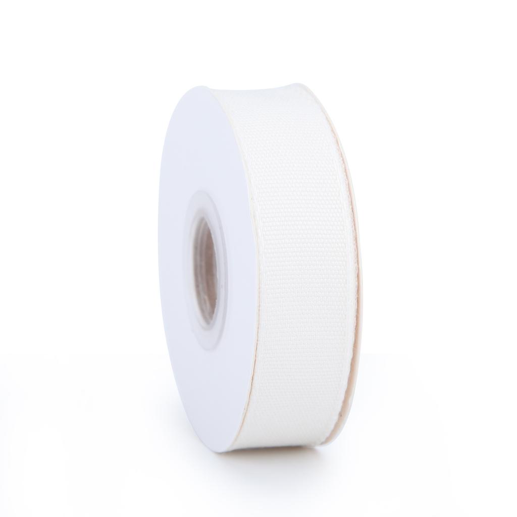 5/8 Inch Eco-Friendly Poly-Cotton Ribbon Recycled Biodegradable Ribbons for Gift Wrapping and Shopping Bag