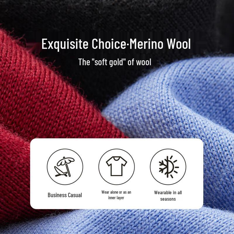 

K-Boxing Men s Pure Wool Short-Sleeve Embroidered Sweater XL