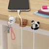1/3PCS Desktop Cable Organizer Holder Winder Clips Desk Self-Adhesive Mobile Phone Data Cable Management Wire Cord Holder