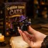 Halloween Advent Calendar Dog Cat Calendar, 24-Day Acrylic Figure Countdown Set Holiday Box with Witch Pumpkin Ghost Outfits, Collectible Desk Display