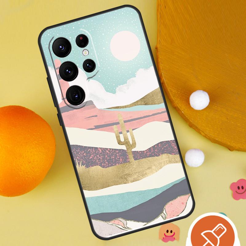 Pflanze Kaktus Handyhülle Für Samsung Galaxy S25 Ultra S24 S22 S21 Ultra S9 S10 S20 Plus S23 FE Funda Hülle